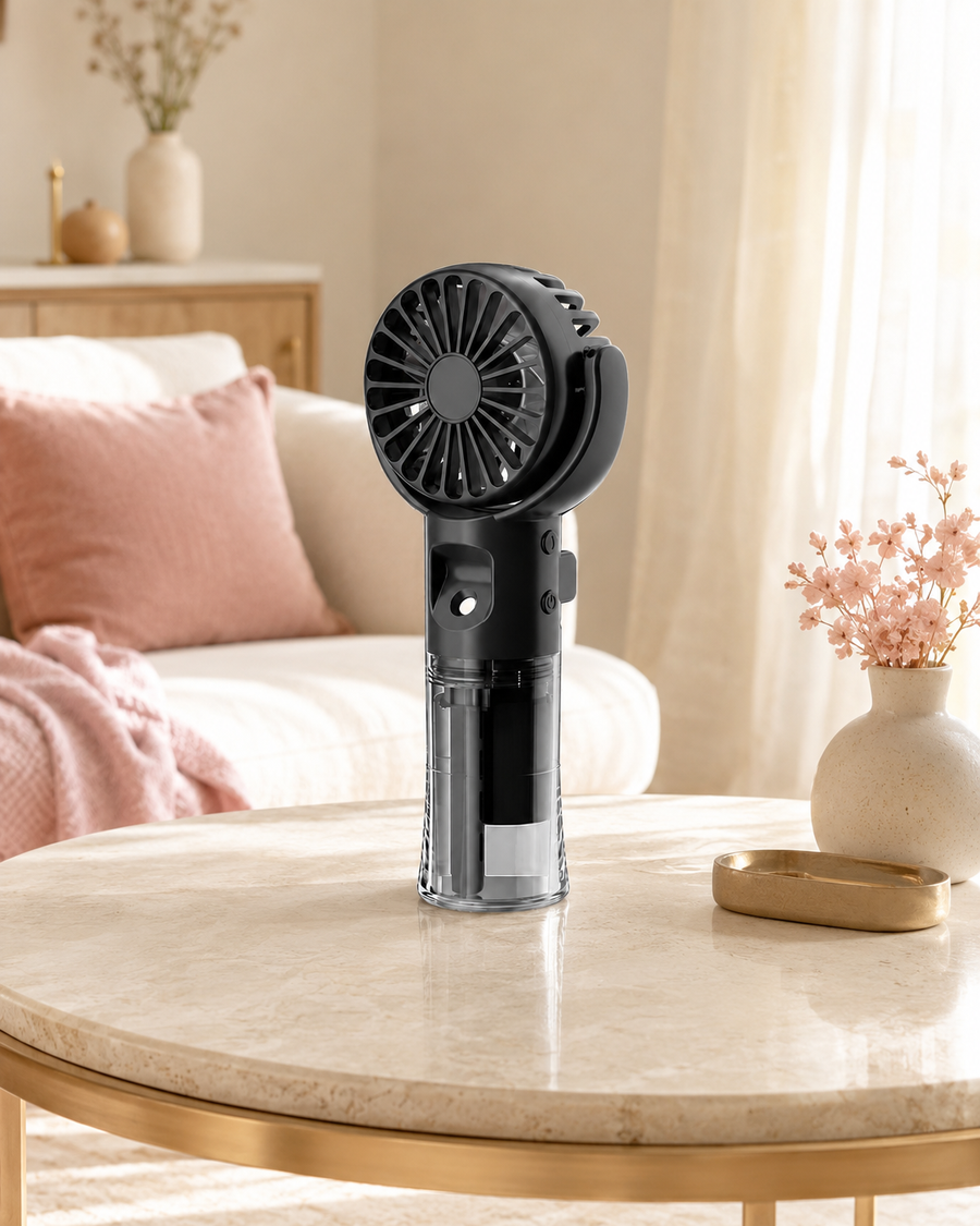 Brumiventil™ — Ventilateur brumisateur de poche — mise en situation Safety Place