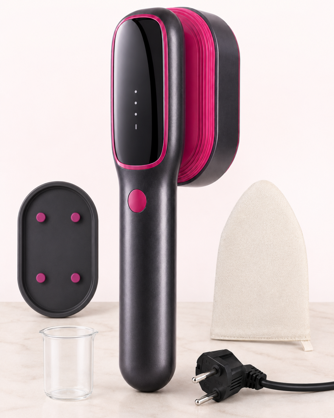 Défroisseur vapeur portable — pack avec planche — vue produit Safety Place